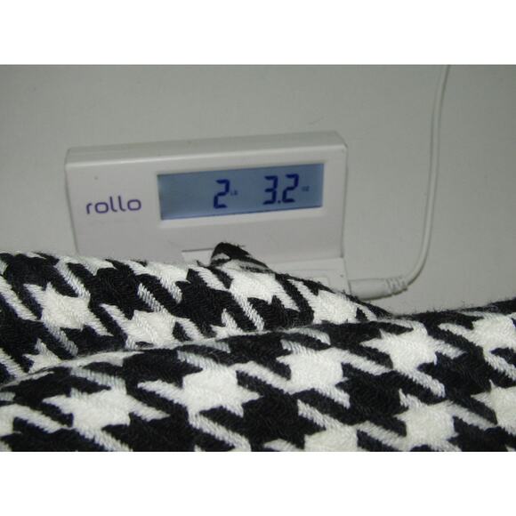 Ashro Houndstooth Peplum Jacket Women’s 26W Black White Embroidered Swing Coat - Picture 10 of 10